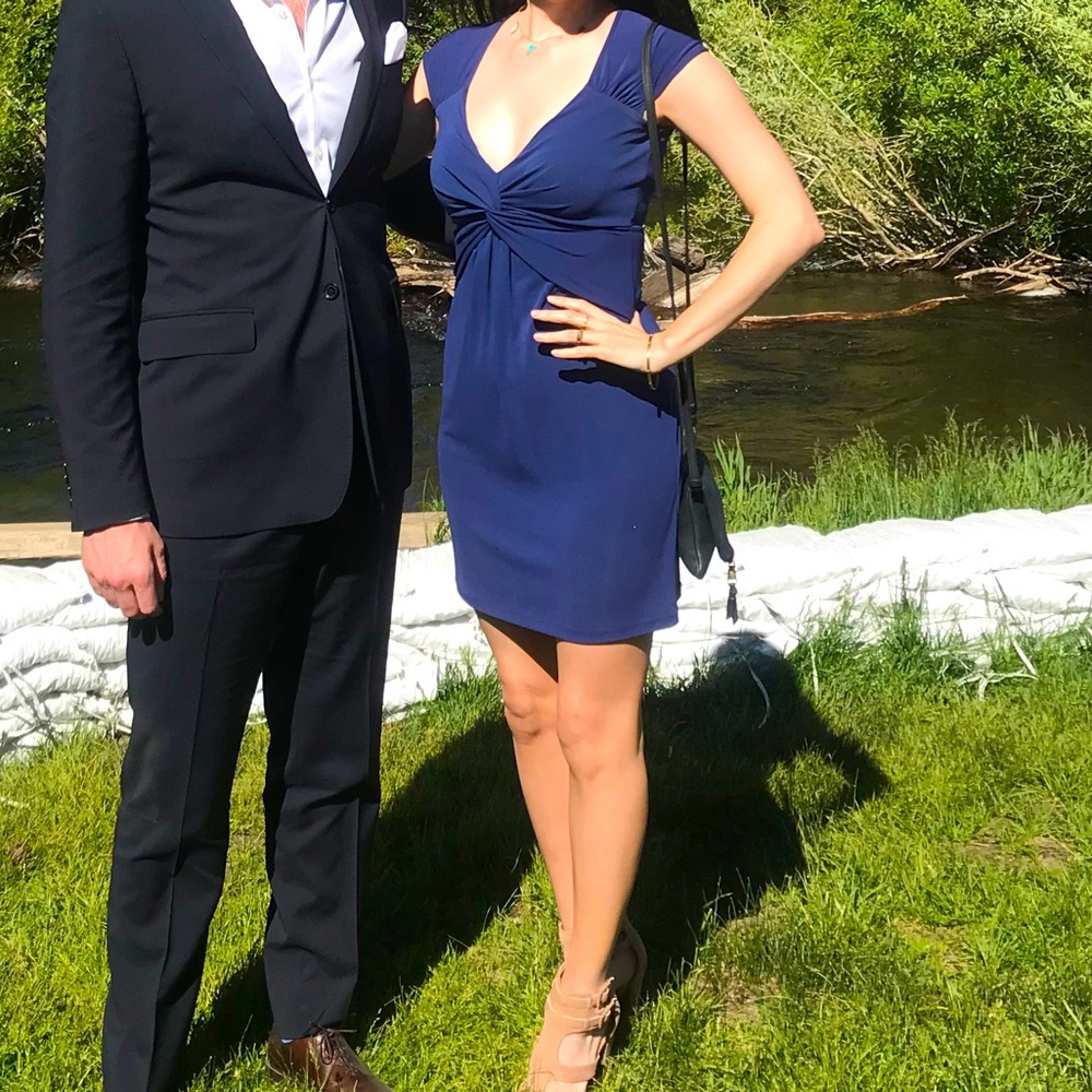 BCBG Navy Dress
